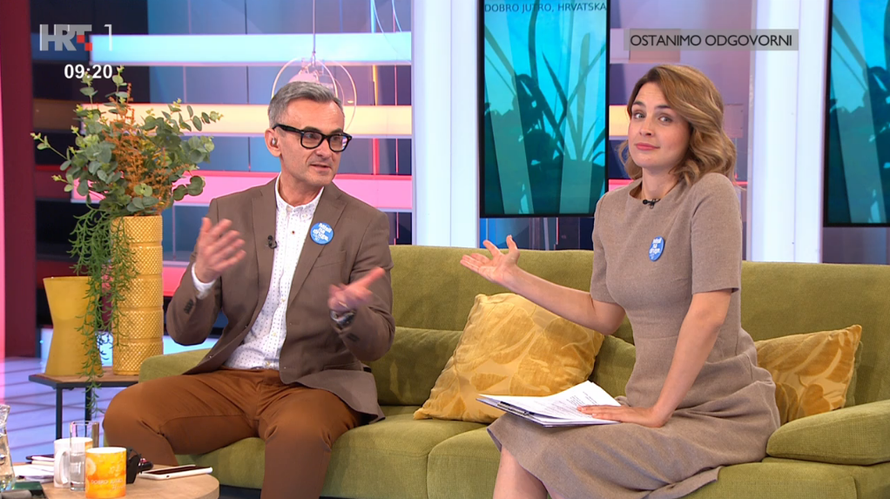 Pinčić se nakon ozljede vratila u 'Dobro Jutro, Hrvatska', a njoj i Meštru odmah pohvalili stajling