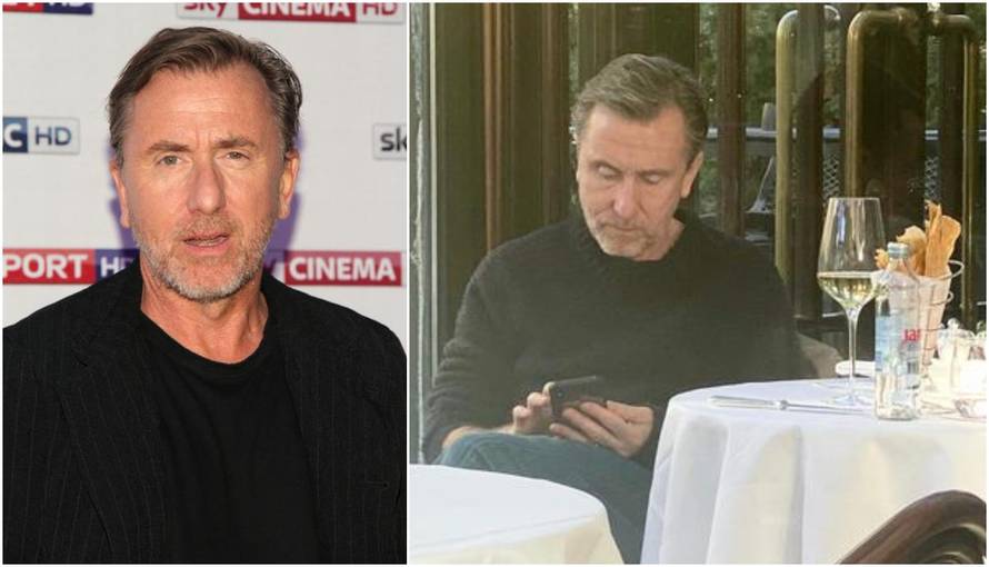 Tim Roth stigao je u Hrvatsku pa se opustio uz vino i mobitel