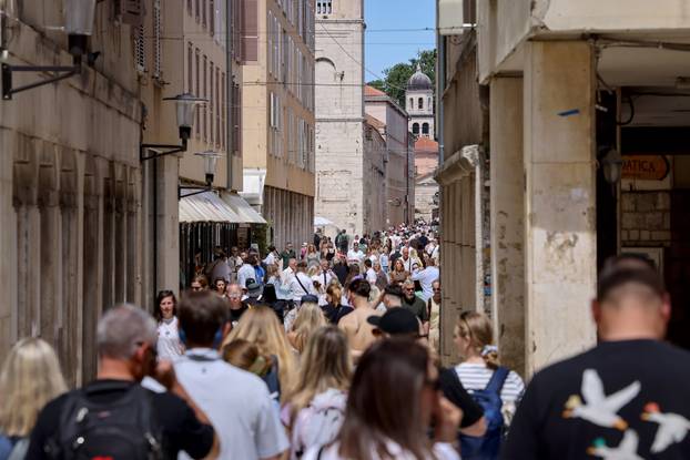 Zadar: Subotnje prijepodne u centru grada