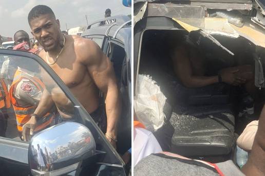 &Scaron;OKANTAN VIDEO Evo kako je iz uni&scaron;tenog auta izvu&ccaron;en Joshua. Jedva je stajao na nogama