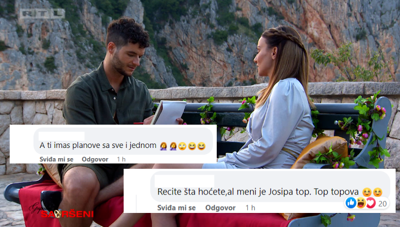 Gledatelji misle da 'Savršeni' ima planove sa svim curama: 'Josipa je najbolja za tebe!'