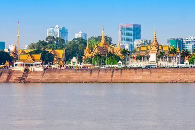 Phnom Penh city skyline, Cambodia