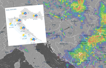 Upaljen meteoalarm za cijelu Hrvatsku: Sprema se oluja!