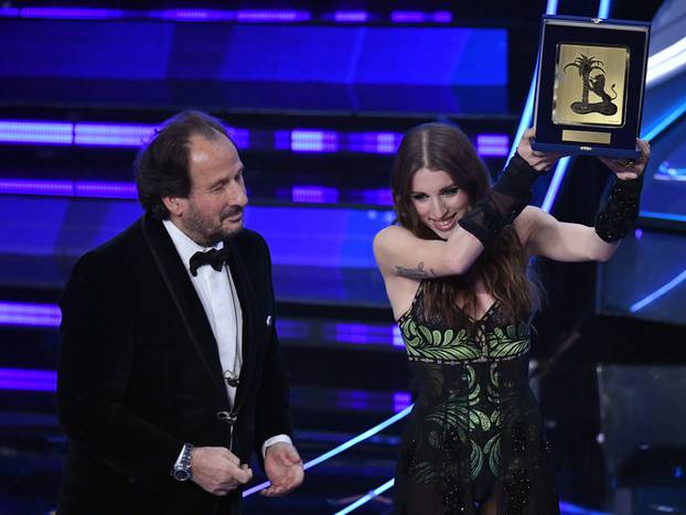 Sanremo, 74th Italian Song Festival - Fifth Final Evening. Angelina Mango wins the Sanremo Festival