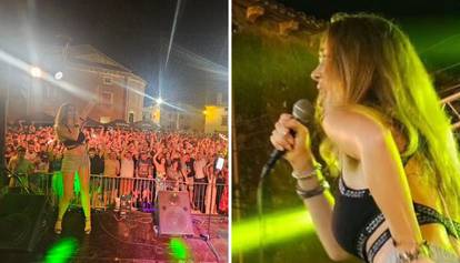 Lidija Bačić za koncert je obukla sportski grudnjak i vrlo kratke hlačice: 'Spoj ljepote i talenta!'