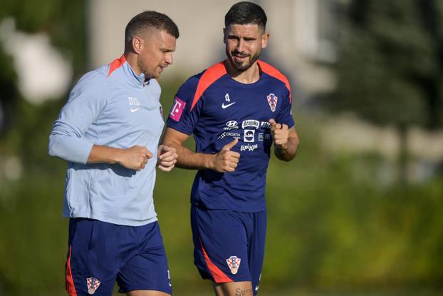 Zagreb: Trening hrvatske nogometne reprezentacije