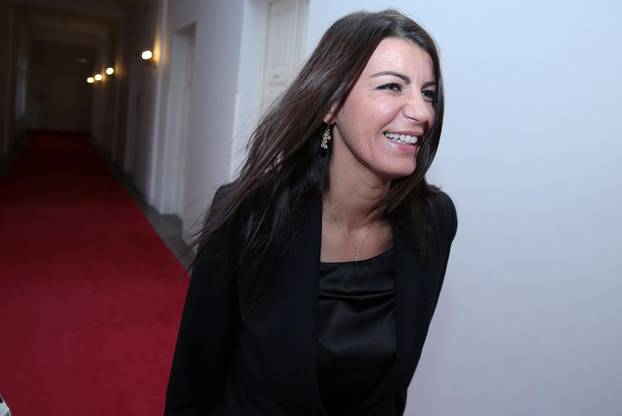 Zagreb: Nasmijana i radosna Josipa Rimac prisegnula u Saboru te postala zastupnica, 18.09.2015.