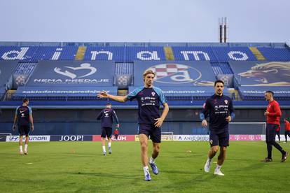 Zagreb: Trening hrvatske nogometne reprezentacije