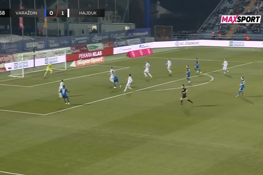 Gol Tavaresa protiv Hajduka