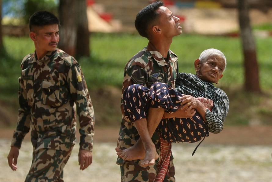 Aftermath of deadly flash floods and mudslides in Nepal