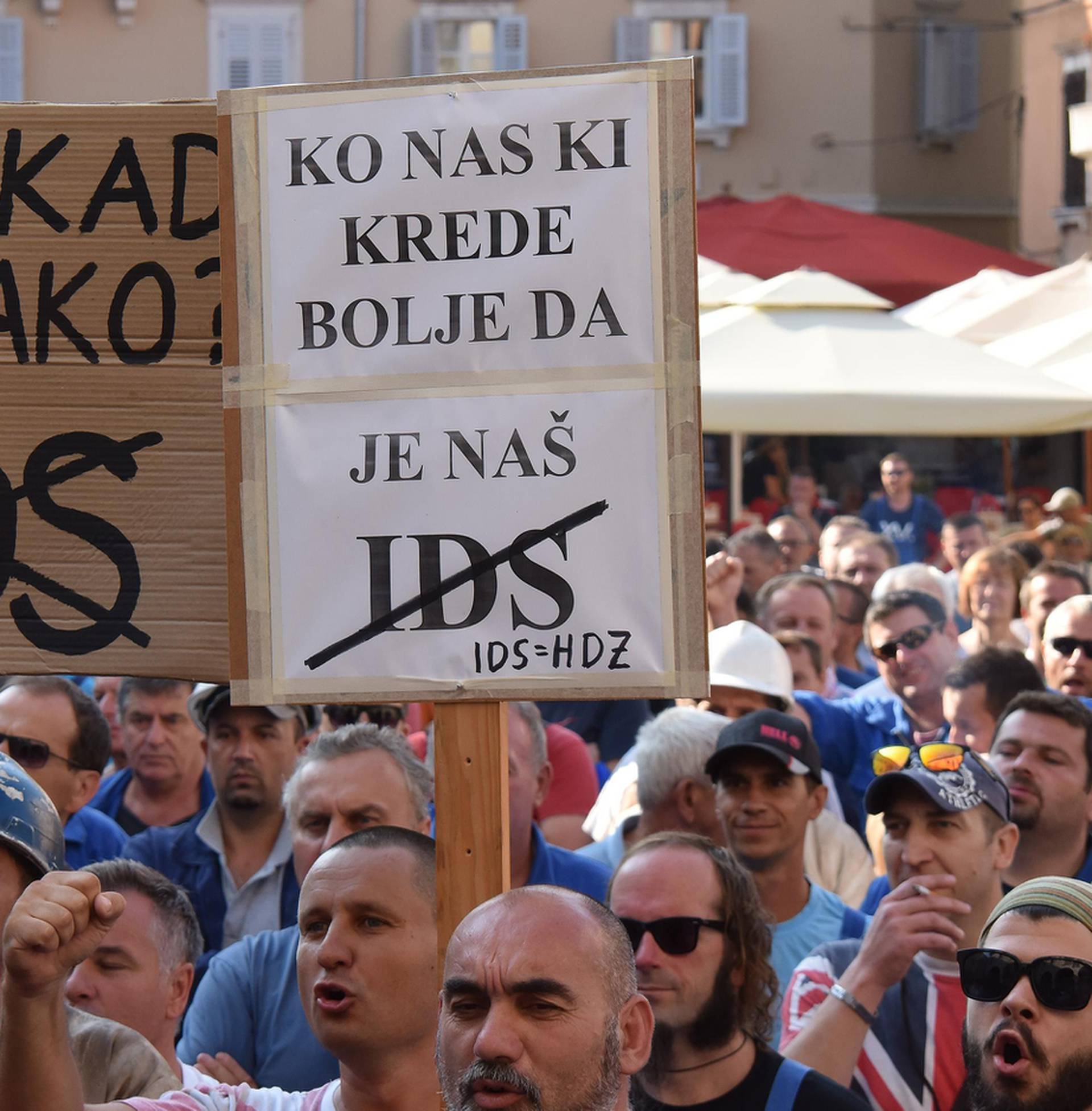 Pula: Radnici Uljanika ponovno na ulicama i tra??e ostavku uprave