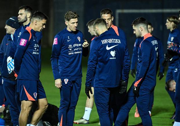Zagreb: Trening hrvatske nogometne reprezentacije 