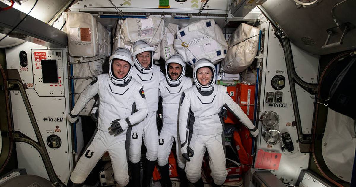 Four astronauts returned to Earth after six months on the ISS