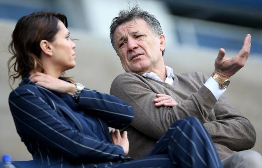 Mamić, Šuker i Mila Horvat na prvom treningu na Maksimiru