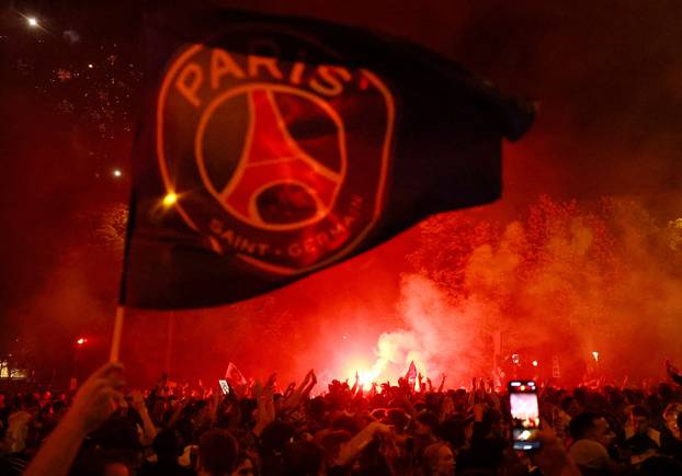 Champions League - Final - Paris St Germain fans gather in Paris