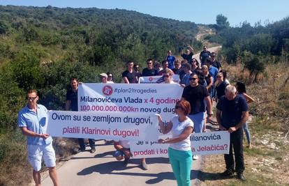 HDZ organizirao neprijavljeni prosvjed protiv Milanovića
