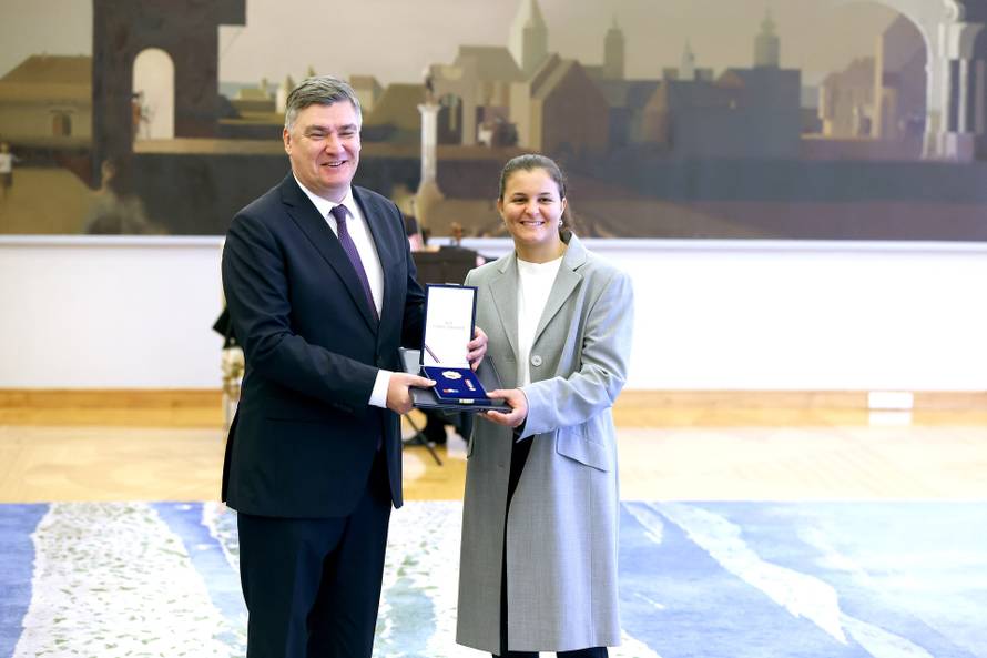 Zagreb: Zrinka i Amir Ljutic odlikovani Redom Danice hrvatske