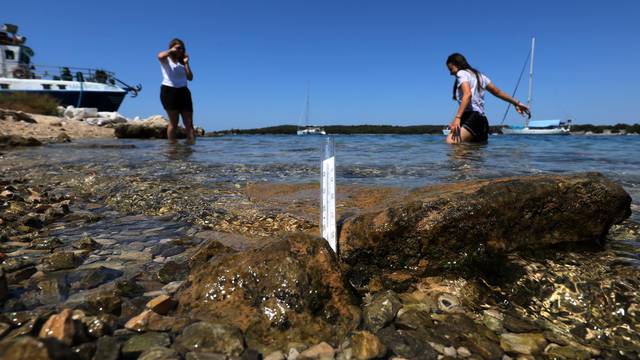 Pula: Rekordno visoke temperature mora