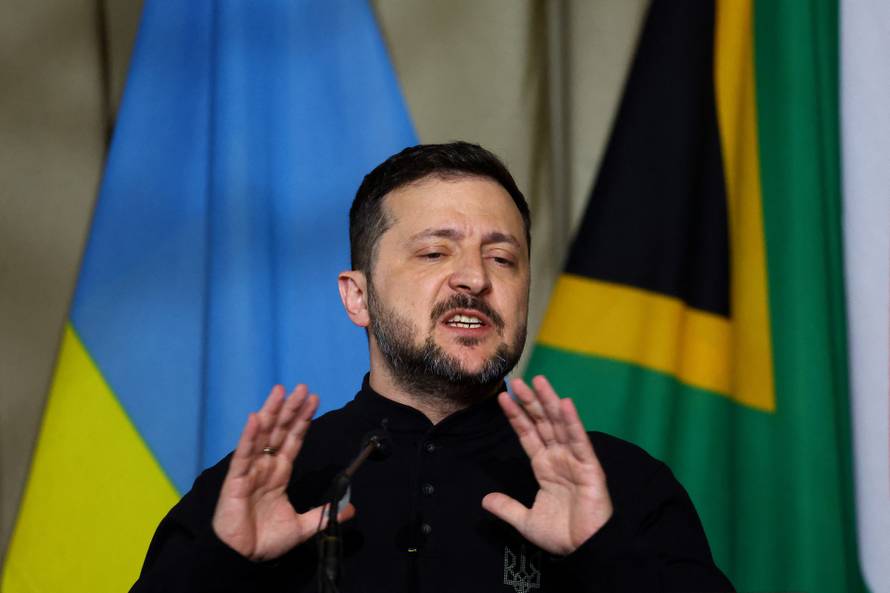 Ukraine's President Volodymyr Zelenskiy visits South Africa