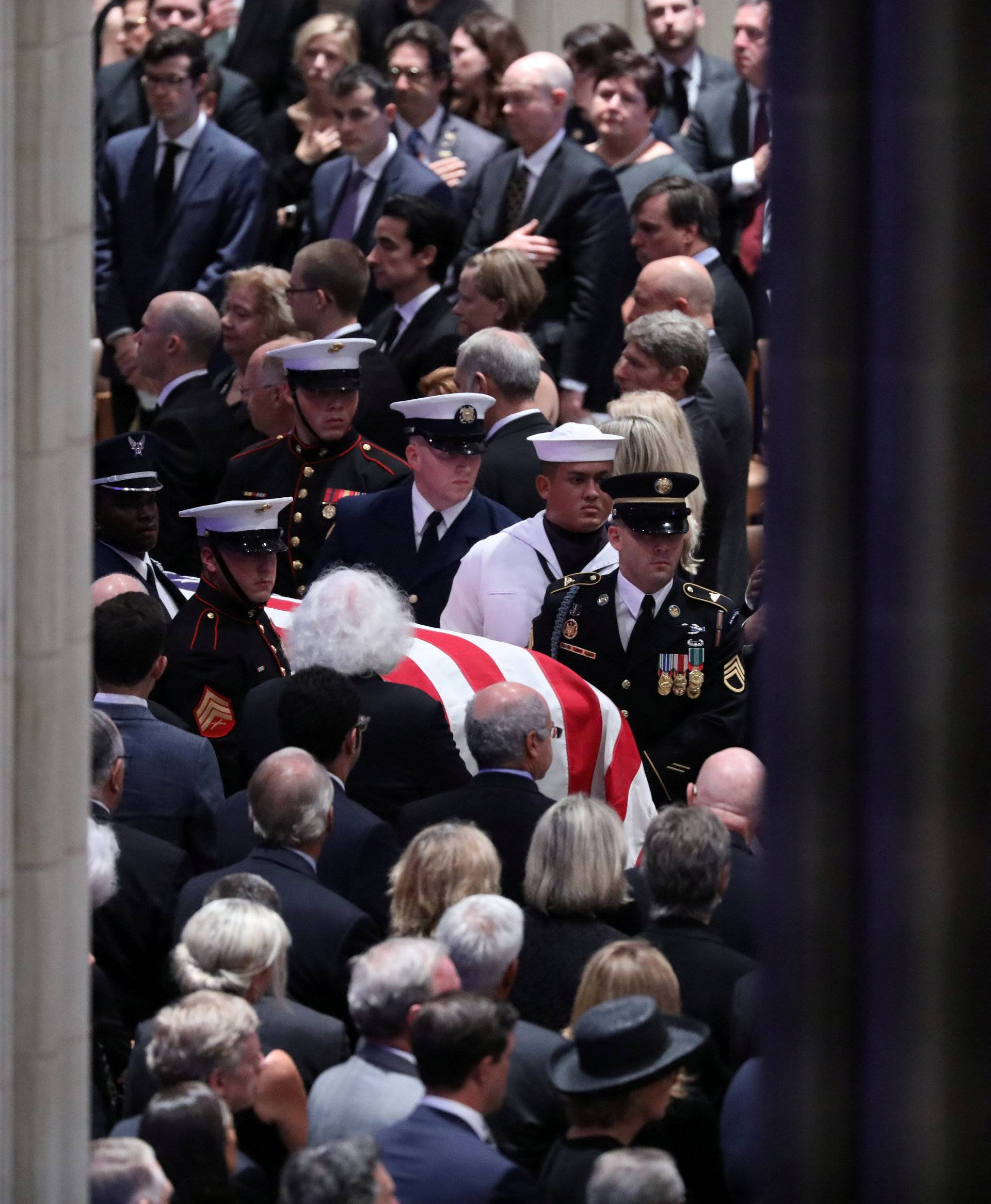 U.S. Senator John McCain memorial service at the National Cathedral in Washinton