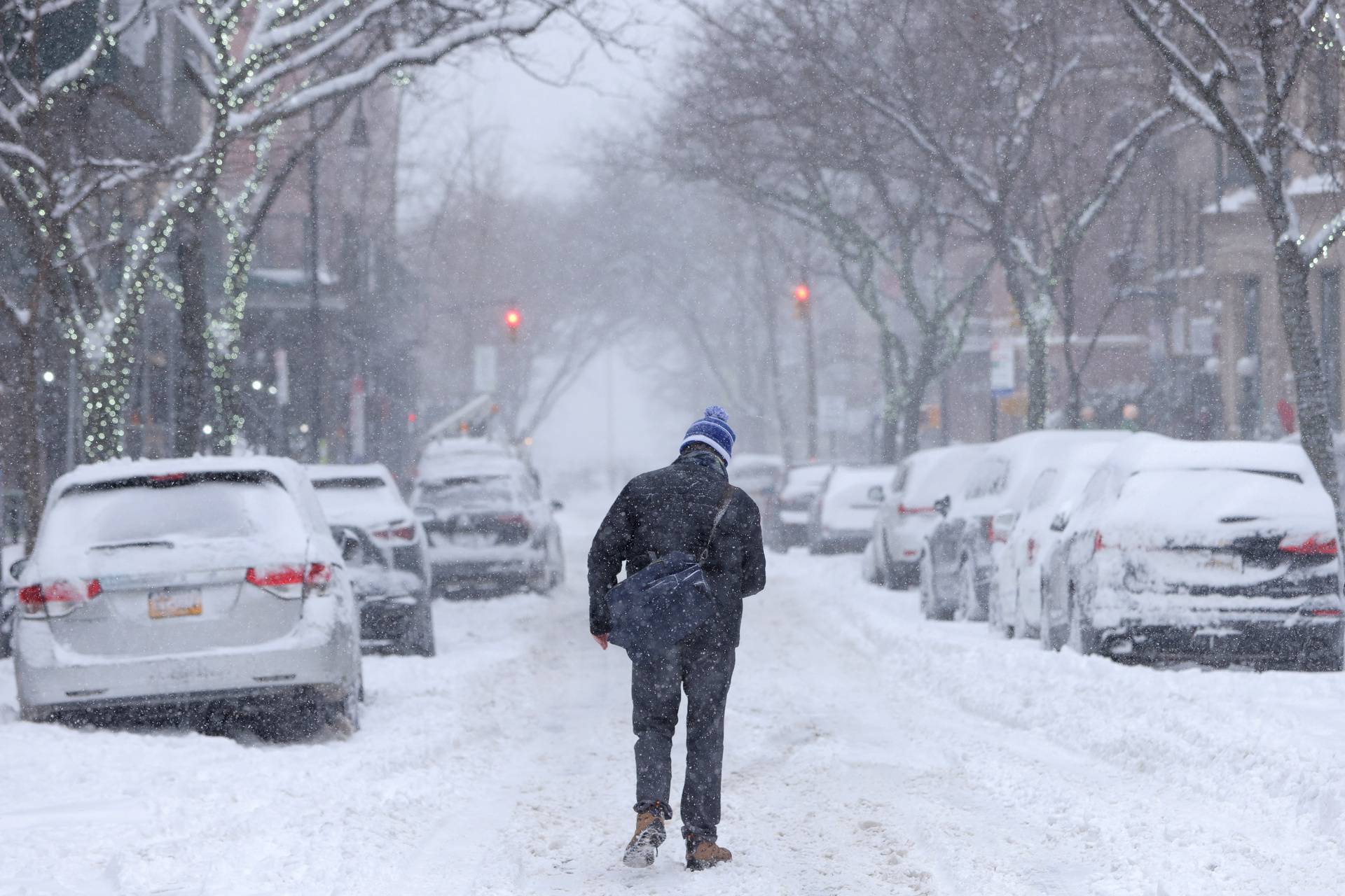 Nor'easter storm in New York