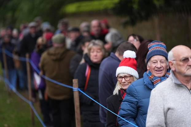 Royals attends Christmas Day Church service