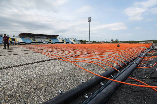 Radovi na Gradskom stadionu u Velikoj Gorici