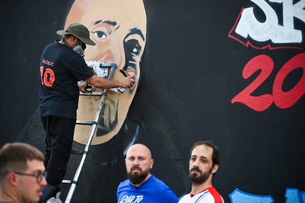 24sata Zagreb: Crtanje murala "Srce vatreno"  