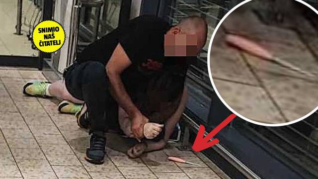Drama u Labinu: Žena prijetila zaštitaru u trgovini, blagajnica viknula: 'Pazi, ima nož u ruci!'