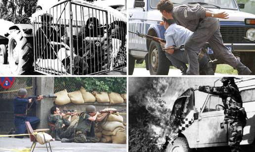 Kako je počeo rat u Hrvatskoj: Rijetko viđene fotke užasa! Oprez, neke su uznemirujuće