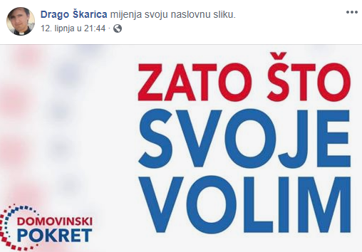 Svećenik  u Zagrebu otvoreno navija za Škoru, župljani ljuti, a on kaže: 'To je privatni profil'