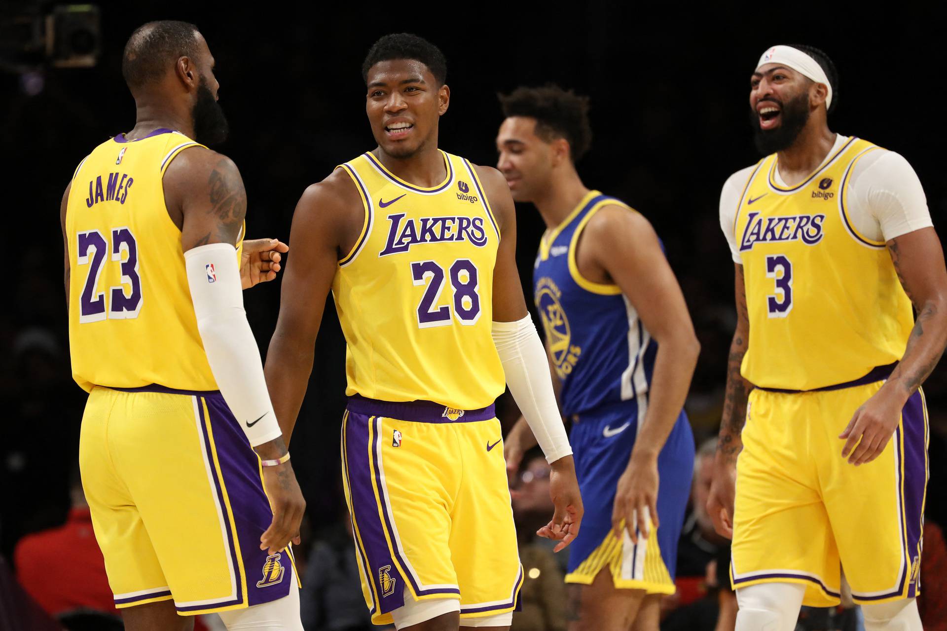 NBA: Preseason-Golden State Warriors at Los Angeles Lakers