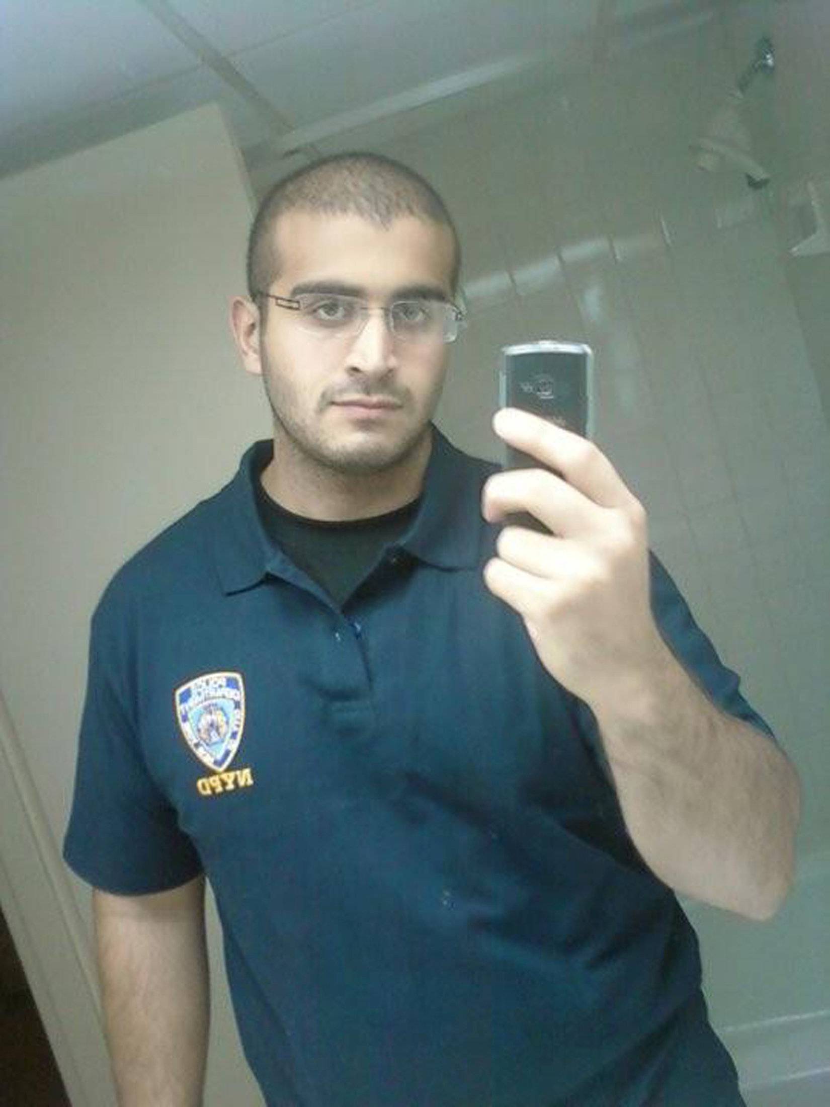 Undated photo from a social media account of Omar Mateen