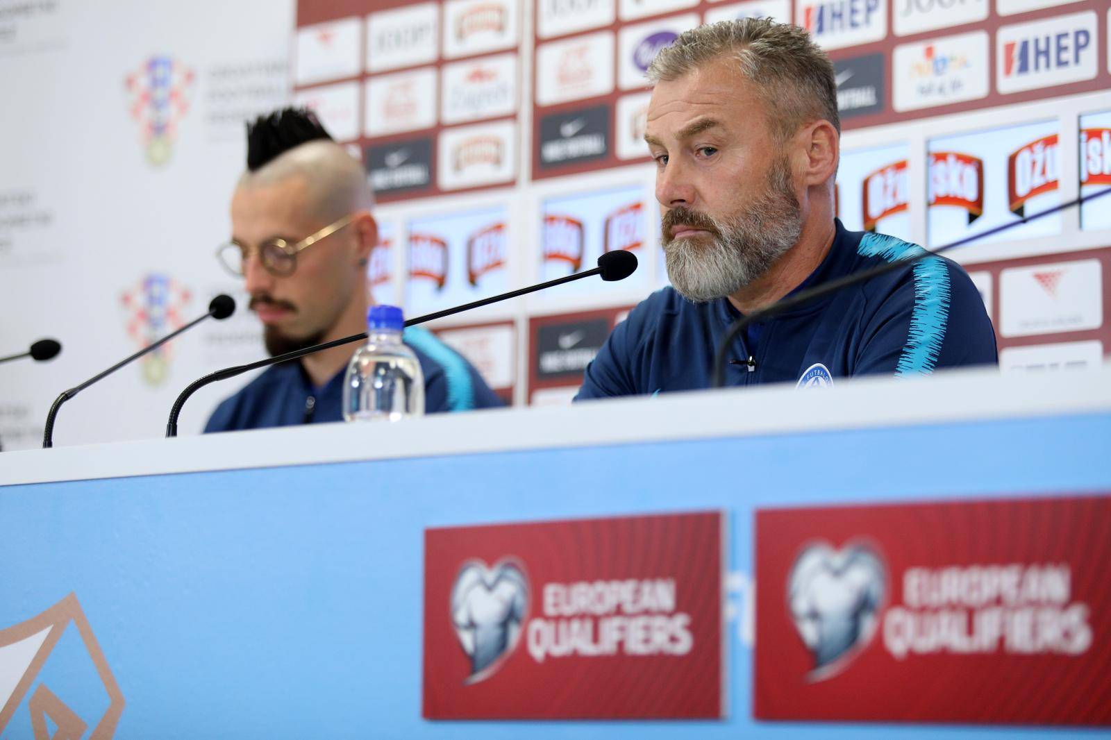 Slovački izbornik Pavel Hapal i Marek Hamšik najavili sutrašnju utakmicu protiv Hrvatske