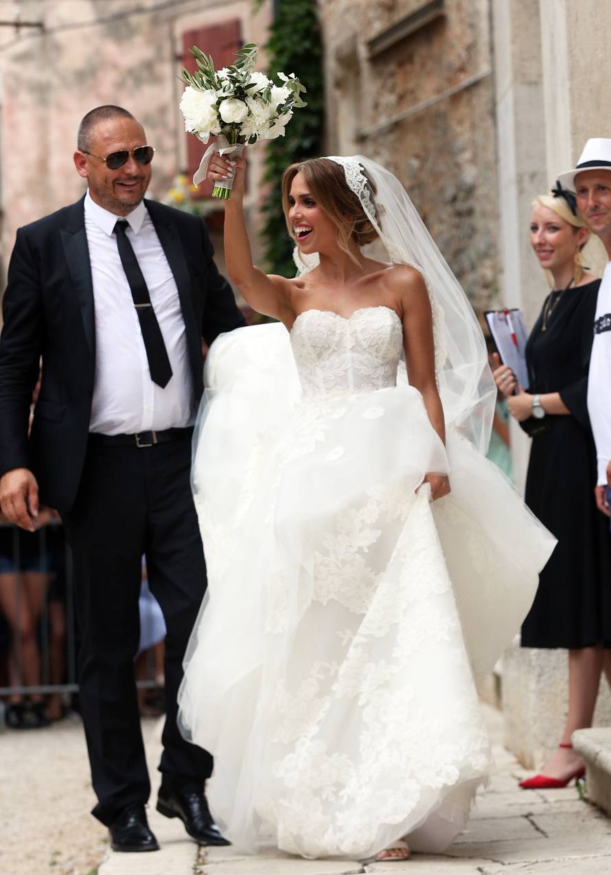 Bajkovito vjenčanje u Istri: Franka i Vedran rekli su 'da'