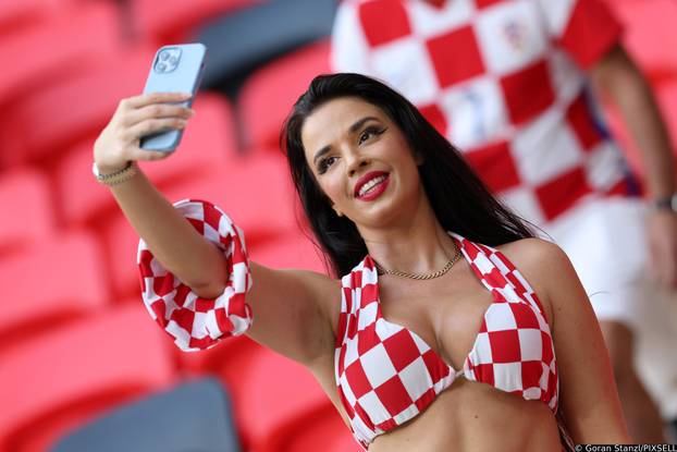 KATAR 2022 - Ivana Knoll na stadionu uoči susreta Hrvatske i Belgije