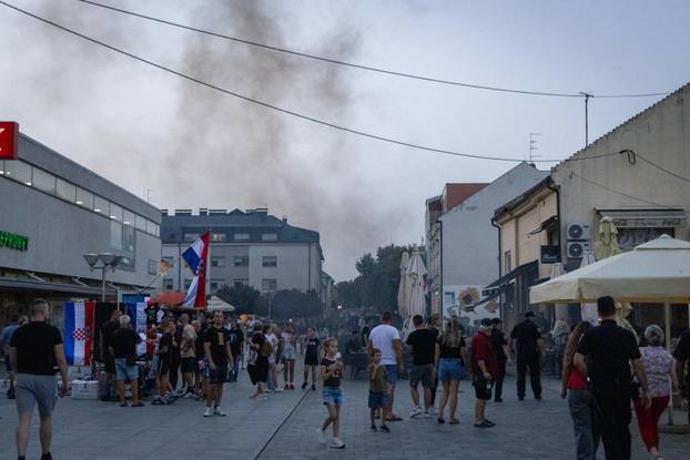Atmosfera u Vukovaru uoči koncerta Marka Perkovića Thompsona