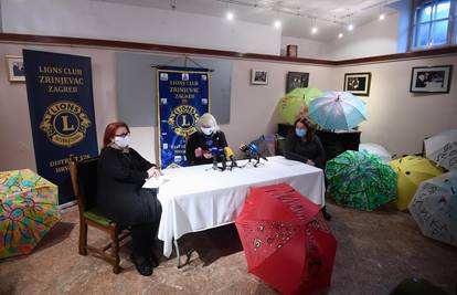 Lions klub Zrinjevac predstavio humanitarnu akciju 'Kišobrani zajedništva, kišobrani dobrote'