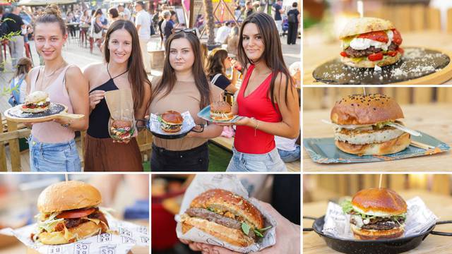 Isprobali smo 10 burgera na Burger Festivalu: Hit je sendvič-burger sa sočnim pizza tijestom