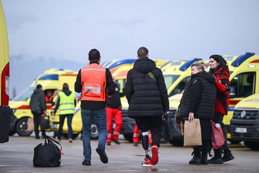 U Hrvatsku je na liječenje i rehabilitaciju stigla peta skupina ranjenika iz Ukrajine