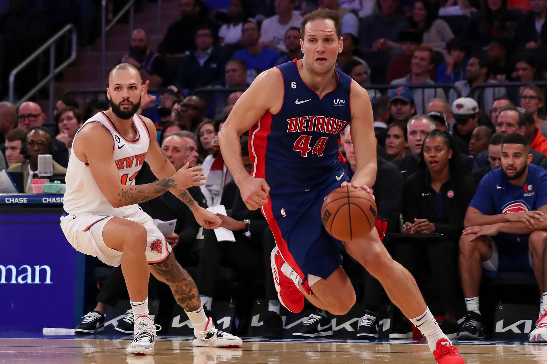 NBA: Detroit Pistons at New York Knicks