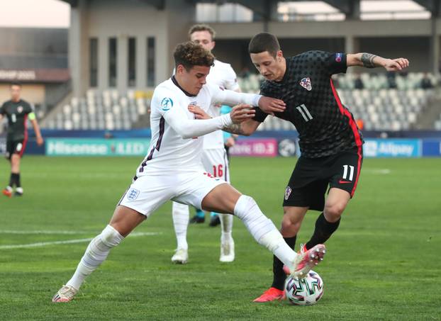 Croatia v England - 2021 UEFA European Under-21 Championship - Group D - Bonifika Stadium