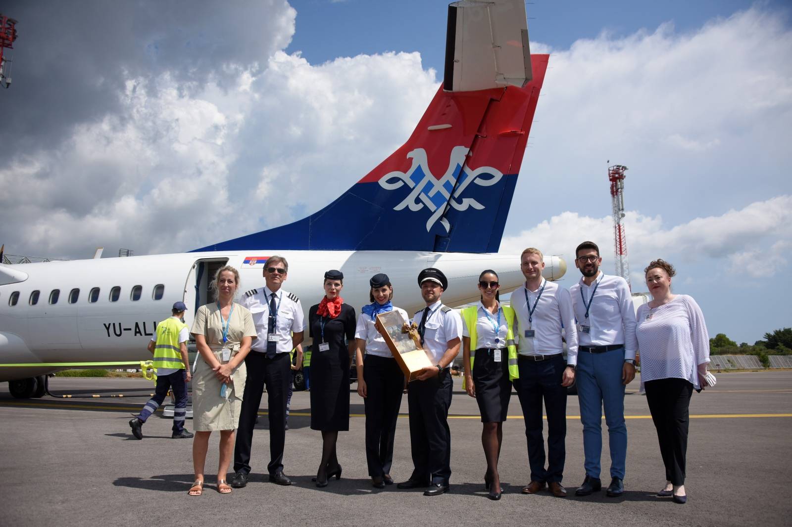 Po prvi puta ove godine u pulsku Zračnu luku sletjela i avio kompanija Air Serbia