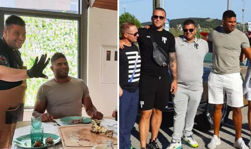 Overeem u Trogiru: Jede 'zlatni roštilj' u Plazibatovom društvu