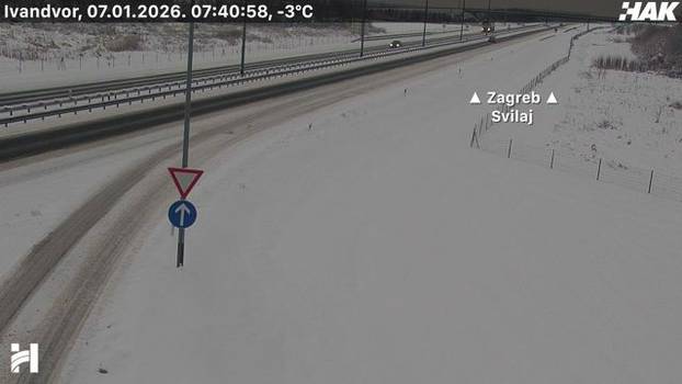 FOTO Autoceste diljem Hrvatske zametene snijegom, pogledajte