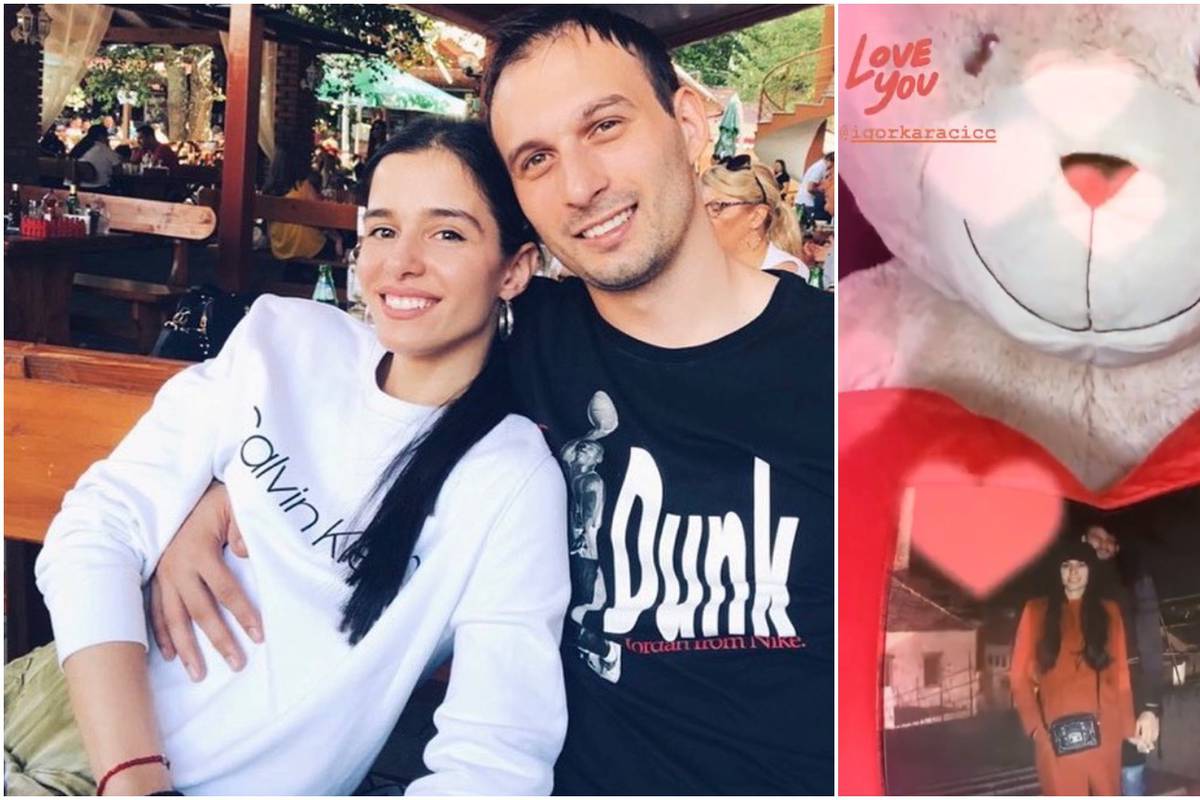 Romantični Karačić je zaručnici poklonio plišanca na kojem je njihova slika: 'Puno te volim'