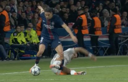 VIDEO Diaz zabio dva gola pa 'krvničkim' startom ozlijedio Hakimija i dobio izravni crveni