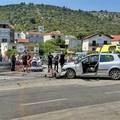 FOTO Nesreća kod Splita: Dvoje ljudi ozlijeđeno, završili u KBC-u