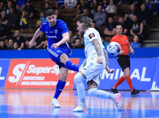 Zagreb: SuperSport Hrvatska malonogometna liga, 18. kolo, MNk Futsal Dinamo - HMNK Rijeka