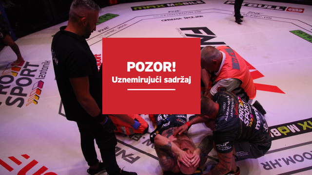 Užas u ringu u Puli: MMA borcu gotovo je otpao nožni palac!